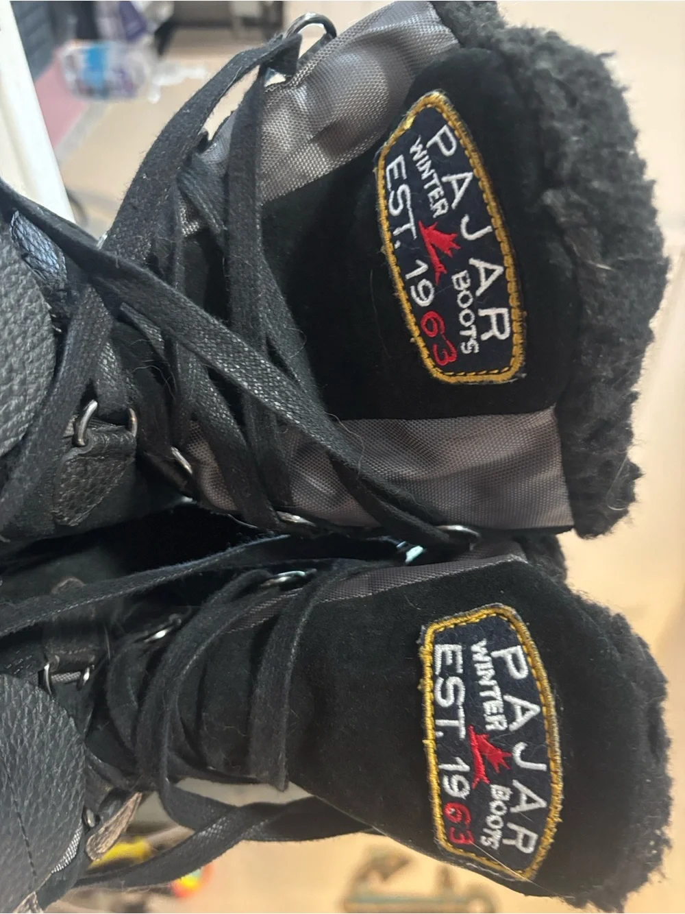 Pajar Black Insulated Rain & Snow Boots